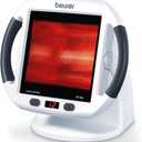 Beurer IL50 Infrared Heat Lamp Heated Red Light Therapy Lamp for Body, Face, Sinuses, & Skin - Effective Muscle Pain & Cold Relief Treatment by Improving Blood Circulation