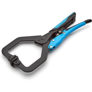 OX Tools 7 inch Locking Vise Grip Clamp With Swivel Pad - Heavy Duty Welding Clamp with Auto Adjust Design & Comfortable Grips Perfect C Clamp for Woodworking, Welding, and Metalworking - OX-P204302