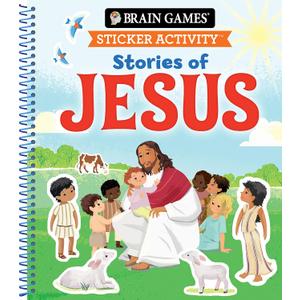 Brain Games - Sticker Activity: Stories of Jesus (For Kids Ages 3-6)