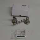 Hoimpro Wall Mounted Rustproof Toilet Tissue Paper Holder Bathroom Accessories Toilet roll Paper Hanger, Brushed Nickel