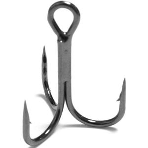 Fishing Hooks Treble Hooks for Hook Upgrade Cutting Blade 4X Strong Short Shank Black Nickle