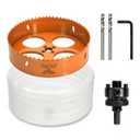 Luckyway 6-1/4 Inch Hole Saw for Recessed Lights, Can Lights, 6.25 Inch Bi-Metal Hole Cutter for Wood/Drywall/Metal