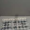 Artoid Mode Grey Buffalo Plaid Snowflakes Christmas Table Runner, Seasonal Winter Kitchen Dining Table Decoration for Home Party Decor 13x108 Inch (Silver)