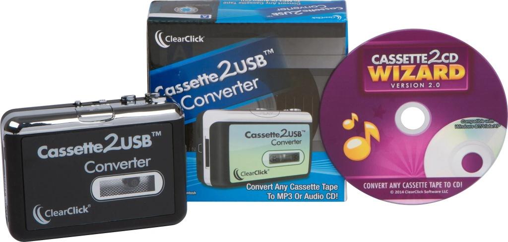 Cassette2USB CoCverter, Trasfer Any Cassetter Tape To Digital MP3 or CD 