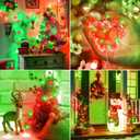 Minetom Fairy Lights Battery Operated, 5 Pack 7 FT 20 LED String Lights with Timer, Waterproof Silver Wire Christmas Fairy Light for Bedroom Party Decorations, Red and Green