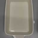 COOK WITH COLOR Casserole Dishes for Oven, Porcelain Baking Dishes, Ceramic Bakeware Sets of 4, Rectangular Pans Handles for Baking Cake Kitchen (Cream)