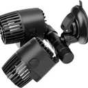 AQQA Aquarium Wave Maker,8W/12W/20W/25W Suction Cup Fish Tank Double Powerhead Pump110V/60Hz Ultra Quiet Submersible Circulation Pump,360+180Adjustable For Freshwater Saltwater (12W)