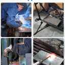 Rocaris 4 Pcs 4 X 12 X 1/4 Inch A36 Steel Plate Hot Rolled, Steel Base Plate for Construction Boards, Structure Support, Weldable Square and Industrial