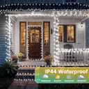 XURISEN 403FT 1000 LED String Lights Outdoor Green Wire Christmas Lights 8 Modes & Timer Waterproof Fairy Lights Plug in for Party, Wedding, Yard, Garden, Indoor/Outdoor Decorations(Cool White)