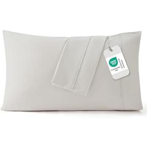 Bedsure Queen Pillow Cases Set of 2 - Brushed Microfiber Pillowcase 2 Pack, Super Soft Pillowcase, Pillow Case Covers with Envelope Closure for Kids, Wrinkle, Fade Resistant, Linen, 20x30 Inches