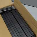 Kitsure Shoe Rack - Non-Woven Shoe Rack Shelf, Shoe Organizer for Closet, Entryway, Garage & Corridor, Stackable Shoe Shelves, 27.5" Wide - 6 Tier, Black