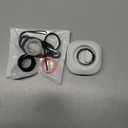 Smart Ring for Women & Men, Health Tracker Ring with Heart Rate, Blood Oxygen,Blood Pressure, IP68 Waterproof Fitness Ring, Sleep Tracker for iPhone and Android, No APP Fee (Silver, 10#)