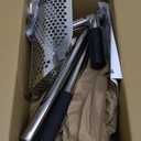 Sand Scoop for Metal Detecting with Long Handle, 304 Stainless Steel Shovel, Riveted & Welded Build  Rust-Resistant, Durable Beach Sand Sifter for Treasure Hunting