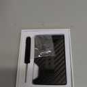 Wallet for Men, Slim Minimalist Wallet Card Holder with Location Tracking, Build in Airtag Chip Compatible with Apple Find My, RFID-Blocking Smart Air Wallet with Money Clip (Black Carbon Fiber)