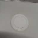 Reusable Coffee Cup Silicone Lid  Fits Most Tumblers, Water Bottles, & Ceramic Coffee Mugs Between 3"-3"  Dishwasher-Safe Travel Mug Lid that is the perfect Holiday Gift (Medium - Clear)