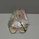 IDIFU Women's Wedge Heel Sandal Dress Low Strappy 2 Inch Open Toe Wedding Bridal Shoes for Woman Ladies Evening Formal (8.5, Gold Glitter)