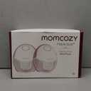 Momcozy Breast Pump Hands Free Mobile Style | M6, Wearable Breastfeeding Pump Ideal Rhythm for More Milk, DoubleFit Flange More Fit & Discreet with 3 Modes & 9 Levels, 24mm - 2 Pack Cozy Red