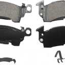 Wagner QS ZD52 Disc Brake Pad Set, Chamfered Edges for Smooth, Quiet Stops, Fits 1969 Chevrolet Camaro, 19851986 Chevrolet C10