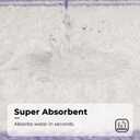 GRANNY SAYS Microfiber Bathroom Rugs Non Slip Washable, Water Absorbent Bathroom Mats for Tub, Soft Bath Mats for Bath Floor & Shower, Bath Rug, 20" x 32", Purple (1'8" x 2'8" (Rectangular))