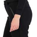 Women's Insulated Snow & Ski Pants Water Resistant for Snowboarding Skiing Hiking Winter Outdoor Pants (Black, XXXL)