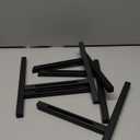 Adjustable Beverage Dispenser Stand - Universal Holder Fits 1 to 3.5 Gallon Drink Dispensers for Party, Wedding, Catering (Stand Only) (Black-2PCS)