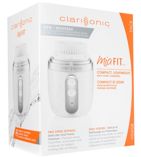 Clarisonic Mia Fit Sonic Facial Skin Cleansing Brush System, White