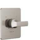 Delta Faucet Velum 14 Series Single-Function Brushed Nickel Tub and Shower Faucet Set, Valve Trim Kit, Shower Handle, Delta Shower Trim Kit, Shower Set, Stainless T14437-SS (Valve Not Included)