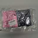 Ouligay 2PCS Hijab Undercap No Slip for Women Islamic Muslim Under Scarf Hijab Cap Solid Color Under Caps for Hijabs, Underscarf Hat Turban with Tie Back Closure, Black Pink (Pink)