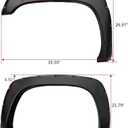 YITAMOTOR Fender Flares Replacement for 2009-2014 Ford F-150 F150