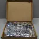 Jutom 24 Pcs Christmas Snowflake Headband Set Bulk with 12 Pcs Snowflake Eyeglasses 12 Pcs Snowflake Boppers Novelty Glitter Snowflakes Accessories for Winter Birthday Supplies Snowflake Party