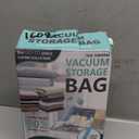 6 Pack Vacuum Storage Bags, Space Saver Bags (2 Jumbo/2 Large/2 Medium) Compression Storage Bags for Comforters and Blankets, Vacuum Sealer Bags for Clothes Storage, Hand Pump Included