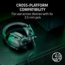 Razer BlackShark V2 X Xbox Gaming Headset: 50mm Drivers - Cardioid Mic - Lightweight - Comfortable, Noise Isolating Earcups - for Xbox Series X, Series S, PS5, PC, Switch via 3.5mm Audio Jack - Black