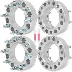 ECCPP 4PCS 8x170 Wheel Spacers Hub Centric 2" 8 Lug for Ford Excursion 2000-2002 for Ford F-250 Super Duty 1999-2002 for Ford F-350 Super Duty 1999-2002