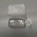 OLLEN Clear TPU Key Fob Cover, Fit for Toyota Camry 2025 2026, Fit for Land Cruiser 2019-2026~, Compatible with Tundra 2022-2026~ etc, Car Key Protector, Clear, 2 Pcs