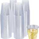 1oz 200 pcs Premium Clear Shot Glasses. Disposable Clear Cups for Wine Tasting, Vodka, Whiskey, jelly shot, sample Cups For Party and Gathering. (200, 1oz)
