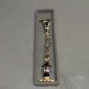  Newlibery Gold Slim Watch Band for Women Compatible with Apple Watch 42mm(S3/2/1)/44/45/46/49mm Designer Bling Dressy Bracelet Adjustable Metal Strap for iWatch Series 10/9/8/7/6/5/4/SE 3/2/1/Ultra