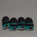 SlowTon Dog Shoes - Breathable Dog Sock Boots for Summer Hot Pavement Hardwood Floors Winter Snow, Waterproof Booties for Small Medium Large Dogs, Non-Slip Paw Protector for Outdoor Walking (Teal, 7) (#7 (Width 2.60-2.76") for 66-90 lbs, Green)