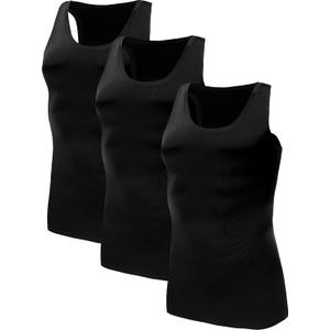 NELEUS Men's 3 Pack Dry Fit Compression Tank Top Size XL