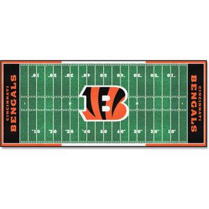 Fanmats Cincinnati Bengals Team Runner, Team Color