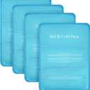 Ice Packs for Injuries Reusable-11" x 14.5" - 4 Pack,Hot & Cold Pack, Ice Pack for Back Pain Relief, Flexible When Frozen,Cold Compress for Back, Knee, and Shoulder Injuries