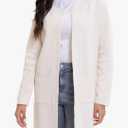 Cardigan Sweaters for Women Open Front Long Trench Coats Jacket Fall Winter Coatigan Medium