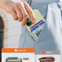 Upgraded for Magsafe Wallet, Strongest Magnetic Wallet, for iPhone Walle t Magsafe with 2 Card Slots, Magnetic Card Holder for iPhone 17/16/15/14/13/12 Series, Slim, Vegan Leather, Fit 7 Cards, Green