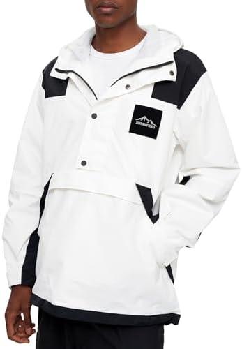 GRAY MONSTER Mens Hiking Outdoor Recreation Softshell Jackets Waterproof Lightweight Jacket Rain Hood Windbreakers Raincoats (Size M)