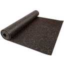 Happybuy Heavy Duty Gym Flooring Rubber Rolls Vulcanized Rubber Flooring Equipment Mats for Gym or Home, Size: 4' x 10'