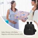 CEI-CEI Neoprene Diaper Bag Backpack Stylish Baby Maternity Bags Travel Tote for Mom with Insulated Pockets, Changing Pad, Stowable Shoulder Strap
