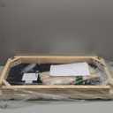 24KF Velvet Upholstered Buttons Tufted Entryway Bench with Solid Wood Leg,Bed Bench Ottoman with Padded Seat,5034-Taupe