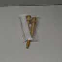 4 Pcs Coffee Syrup Pump Dispenser - Works as Skinny and Torani Syrup Pump - Fits Various 25.4 oz Bottles, Precise Dispensing 0.3oz & Lockable Design, Easy to Use & Clean, Ideal for Liquid & Pastes (Gold)