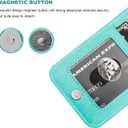 Vaburs Compatible with iPhone 12 and iPhone 12 Pro Case with Wallet Card Holder,Embossed Mandala Pattern Flower PU Leather 4 Card Slots Kickstand Shockproof Flip Cover 6.1 Inch(Green)