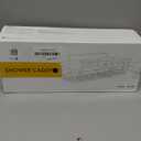 EUDELE 5-Pack Rustproof Stainless Steel Shower Caddy Set No Drill Adhesive Bathroom Organizer, Space-Saving Shower Shelves for Apartment Essentials, Bathroom/Kitchen Storage Home Decor-L Size