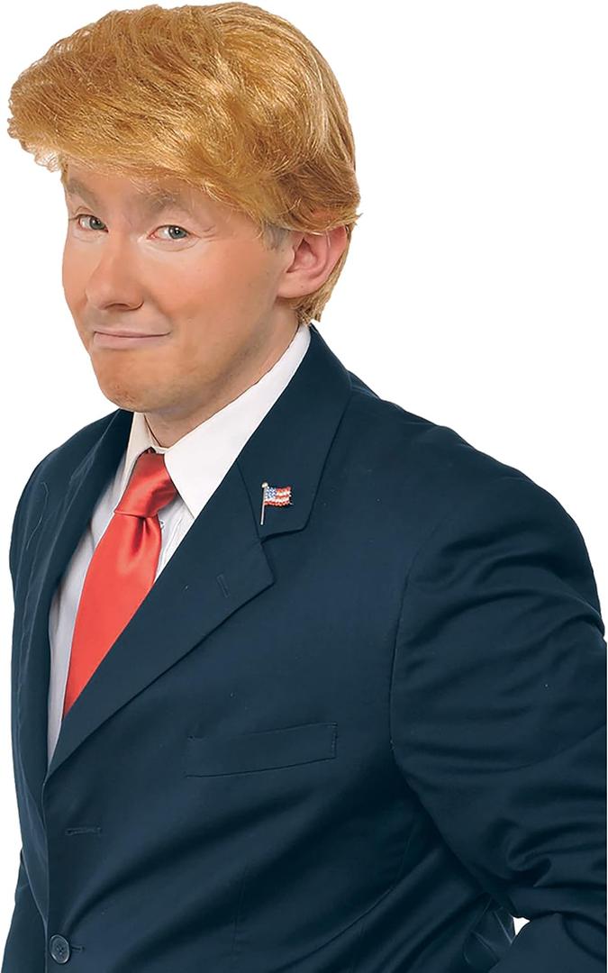 Rubies Mr. Billionaire Wig for Adults, Men's No Size